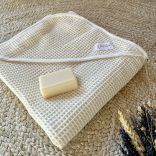 Kapucnis baba törölköző