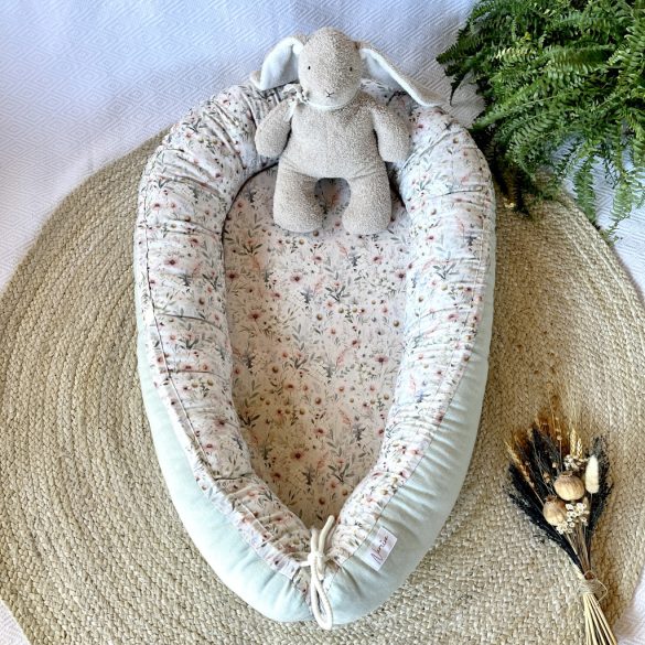 Egyedi kézműves babafészek újszülött korról